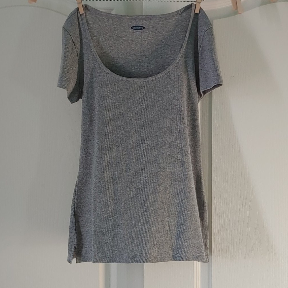 Grey/sliver Low-Cut Slim Fit S Shirt